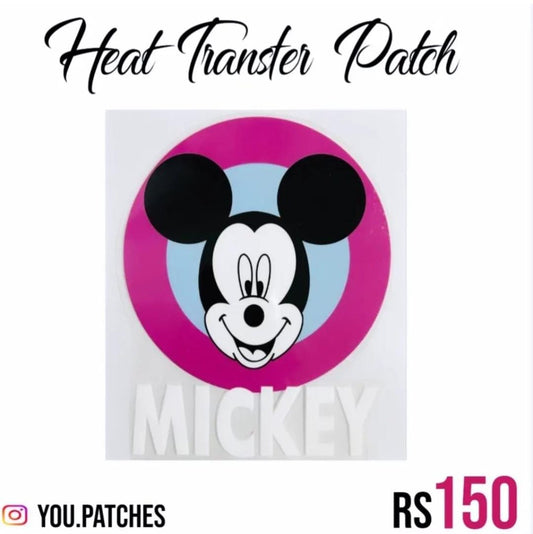 Heat Transfer Mickey Patch