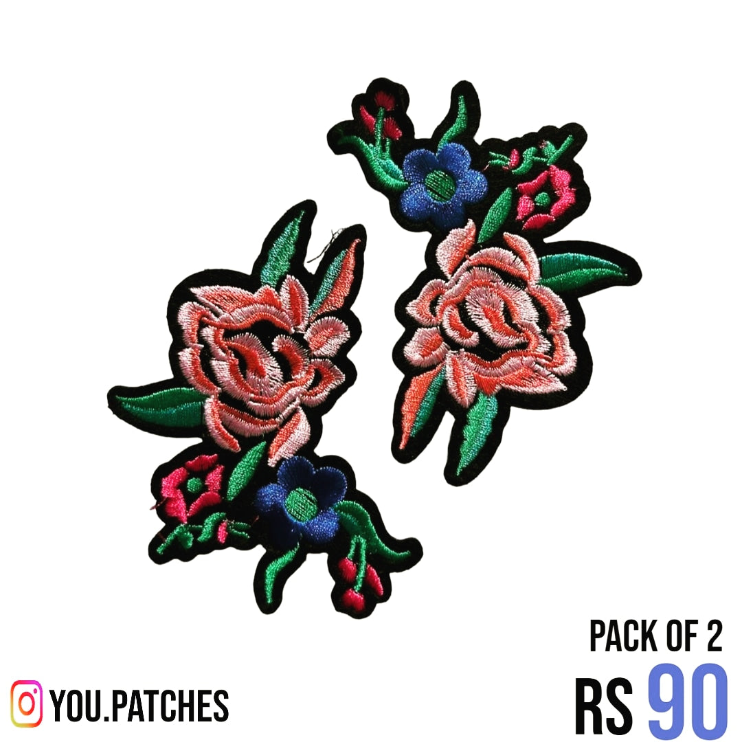 Stick on Flower Bail Patch (Pack of 2)