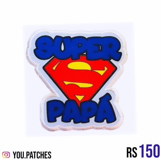 Stick On Super Papa Patch