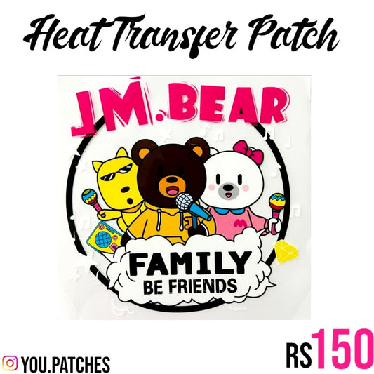 Heat Transfer Bear patch