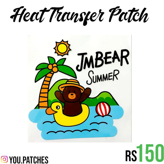 Heat Transfer Bear Patch