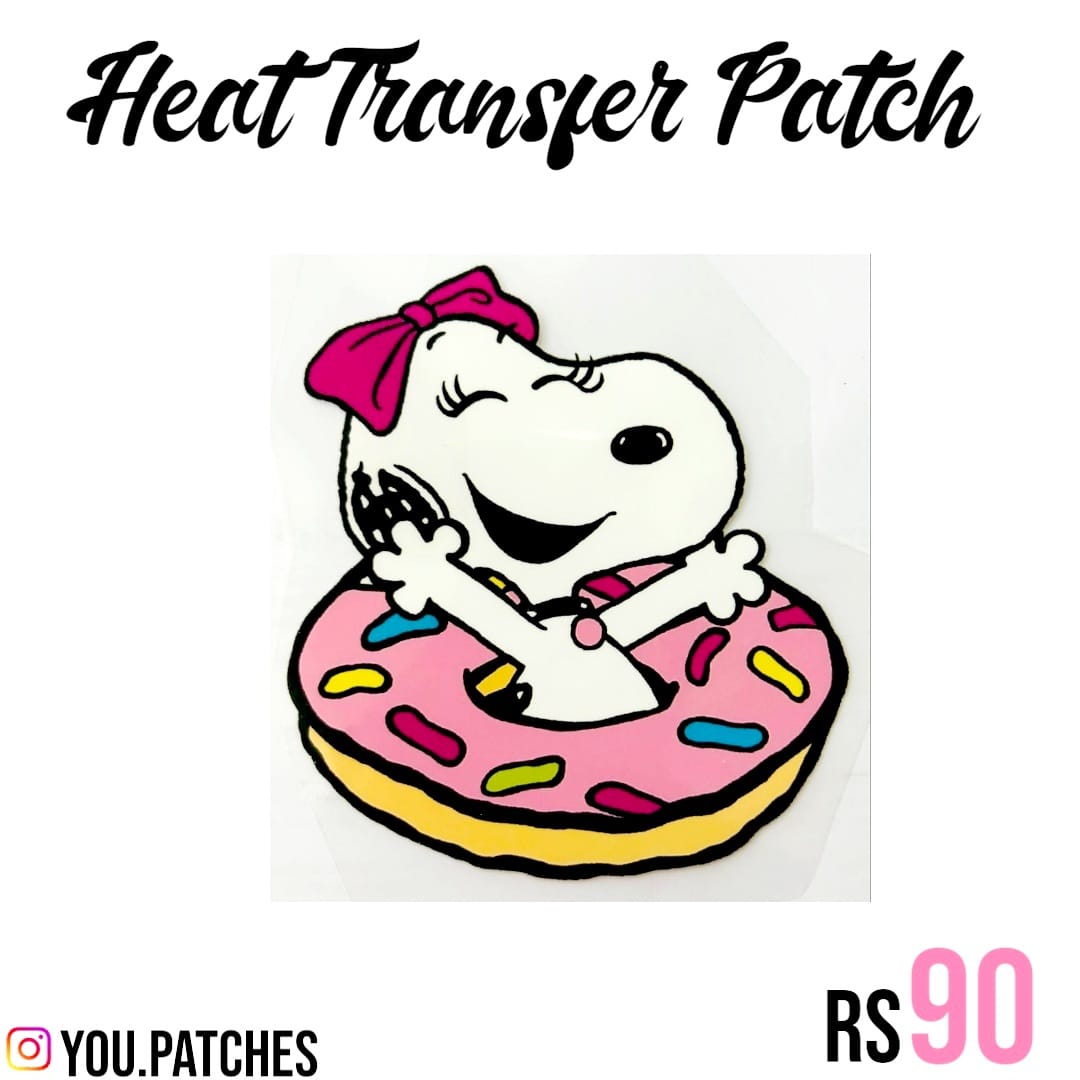 Heat Transfer Snoopy Patch