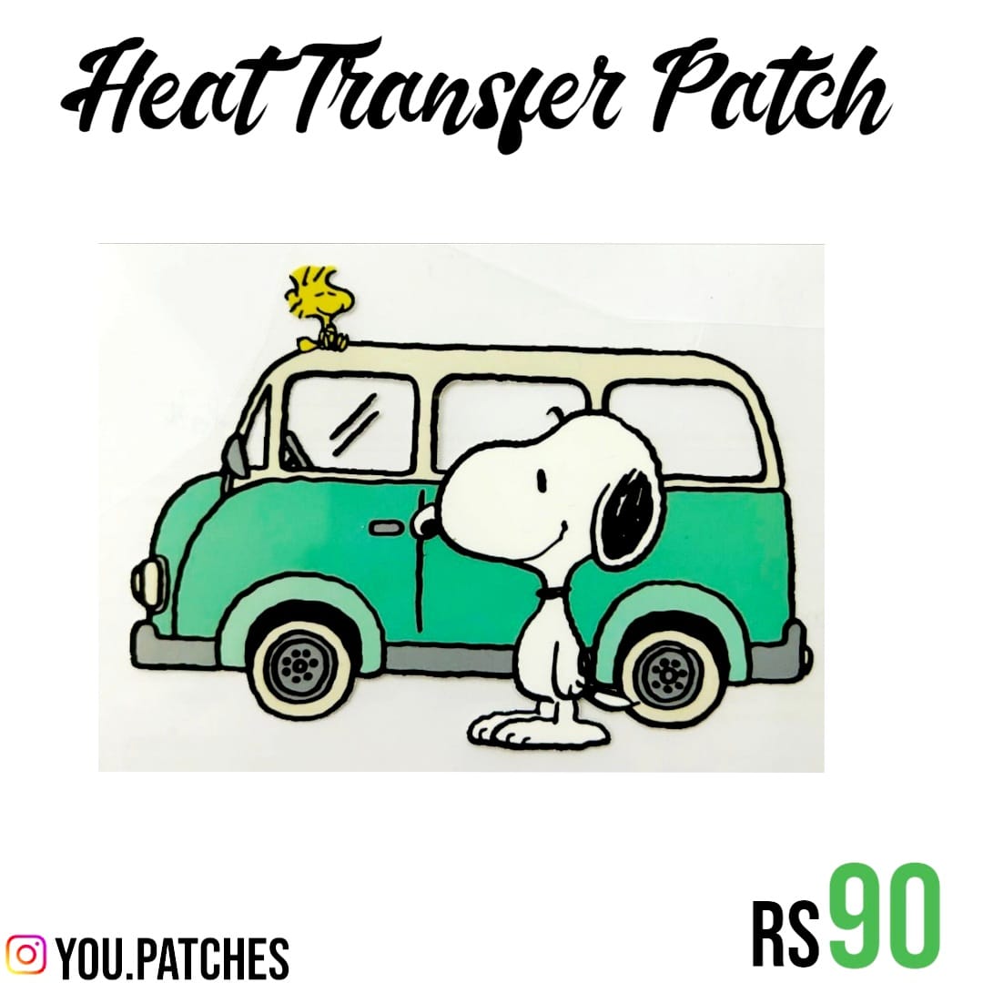 Heat Transfer Snoopy Patch