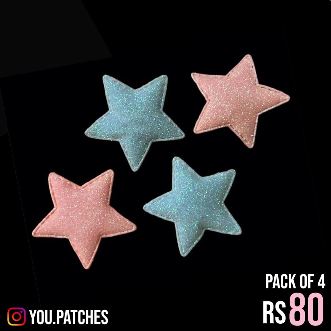 Foamic Glittery Patches (Pack of 4)