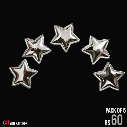 Padded Stars Patch (Pack of 15)