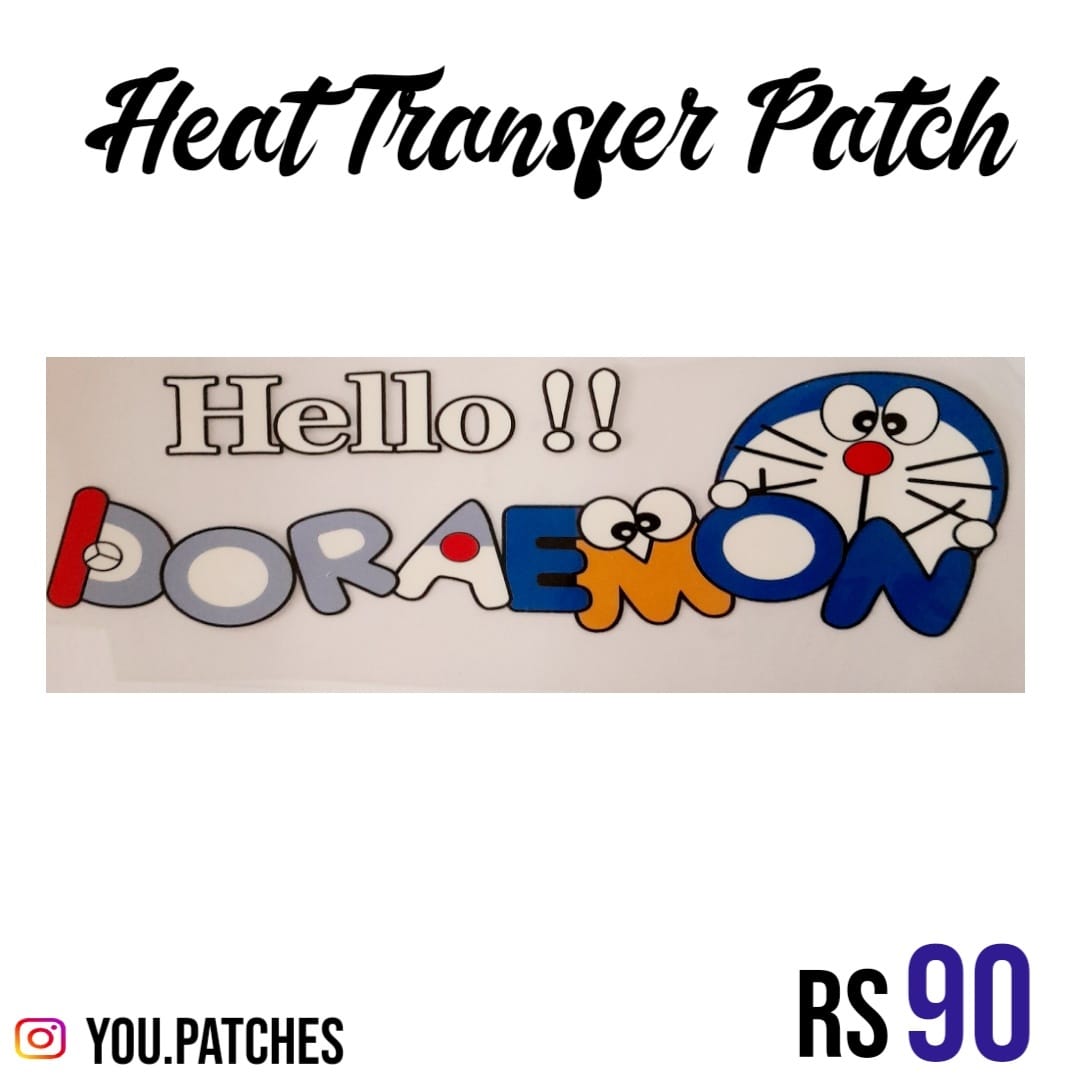 Heat Transfer Doremon Patch