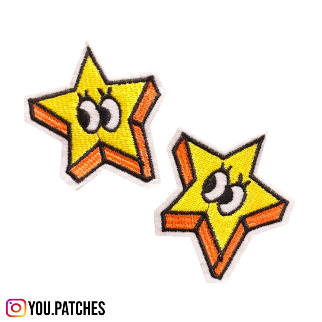 Stick on Embroided Stars Patch (Pack of 2)