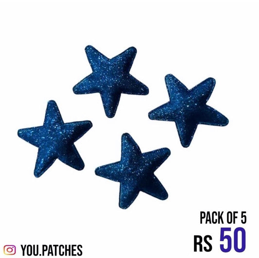 Foamic Glittery Stars Patch (Pack of 5)