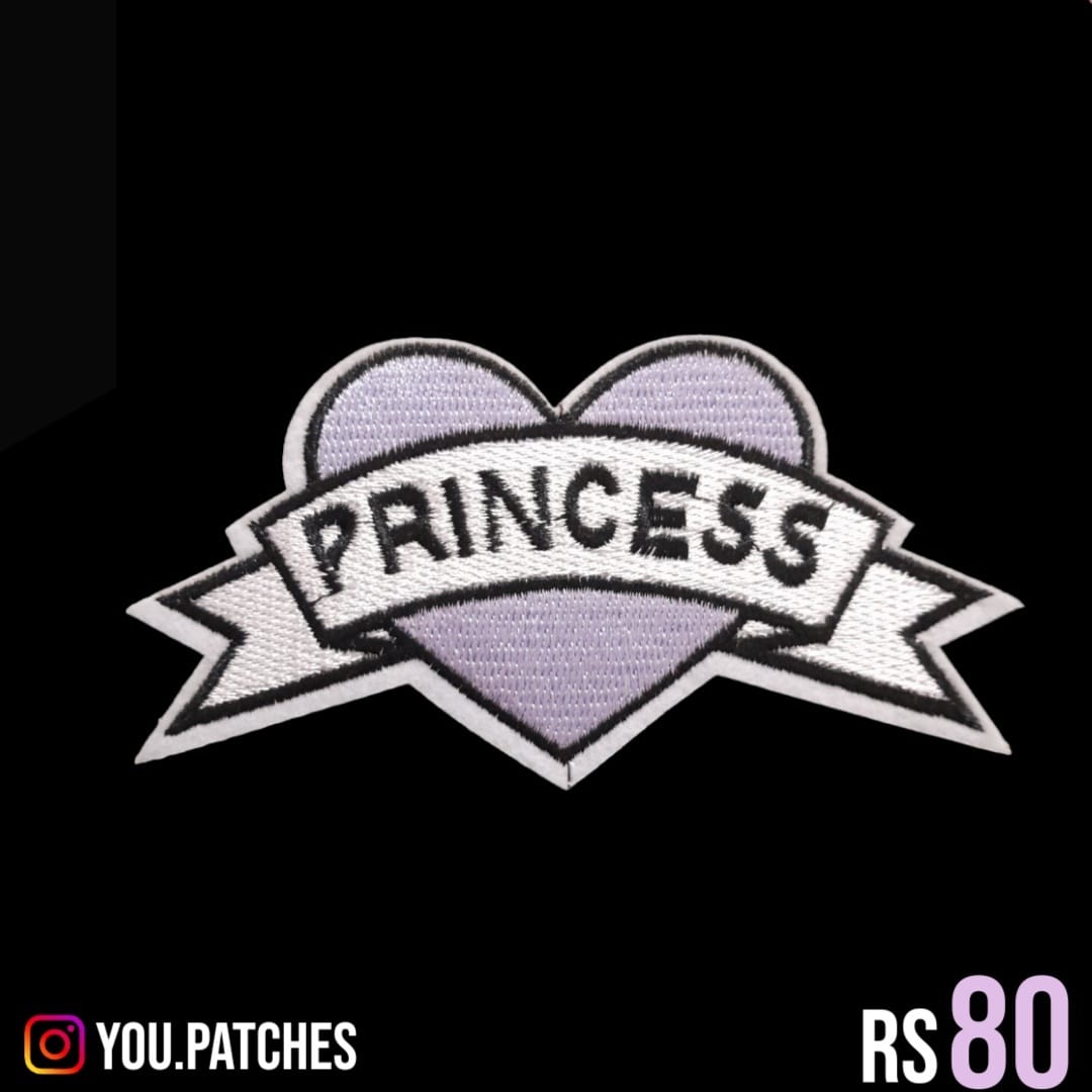 Stick on "Princess" Patch