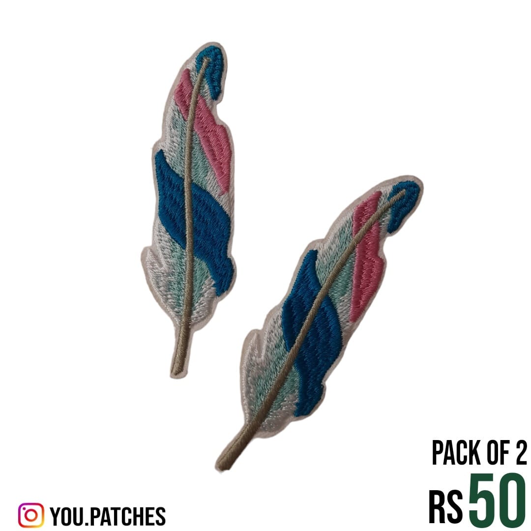 Stick on Feathers Patch (Pack of 2)