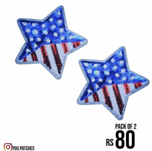 Sequenced Stars patch (Pack of 2)