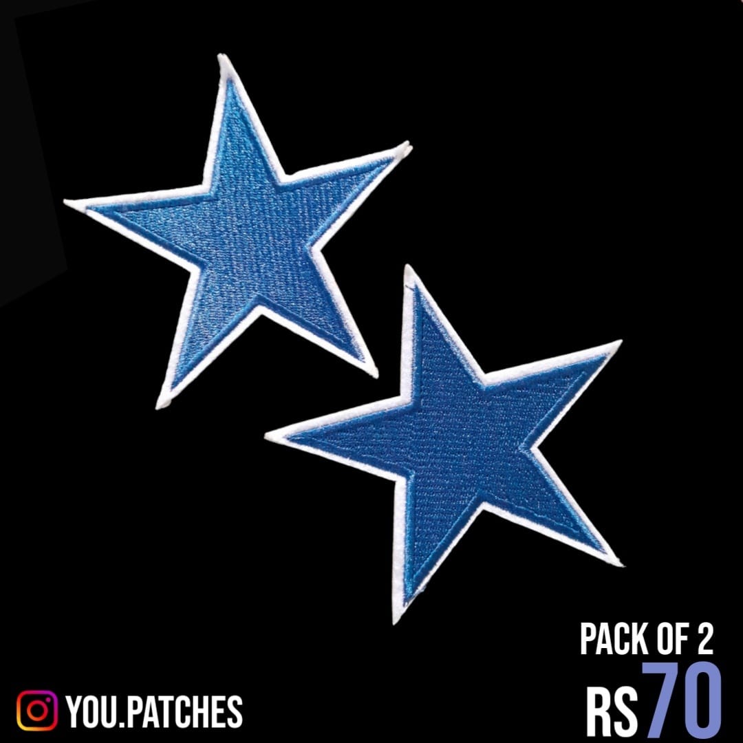 Blue Stars Patch (Pack of 2)