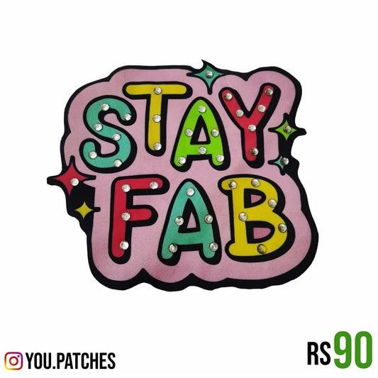 Writing "Stay Fab" Patch