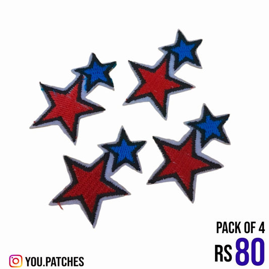 Stick on Stars Patch (Pack of 4)