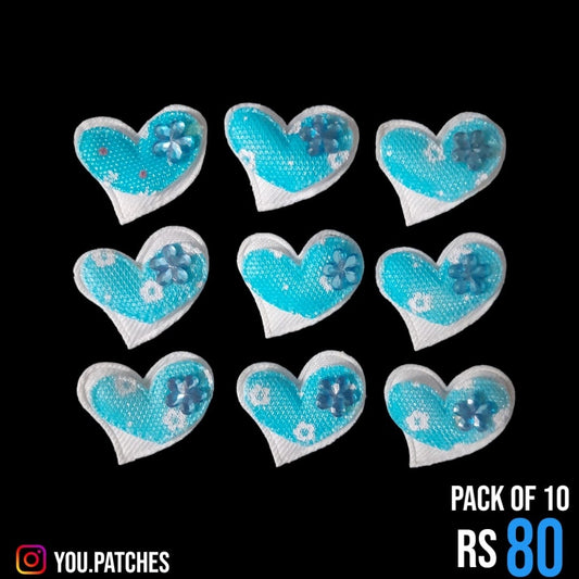 Foamic Hearts Patch (Pack of 10)