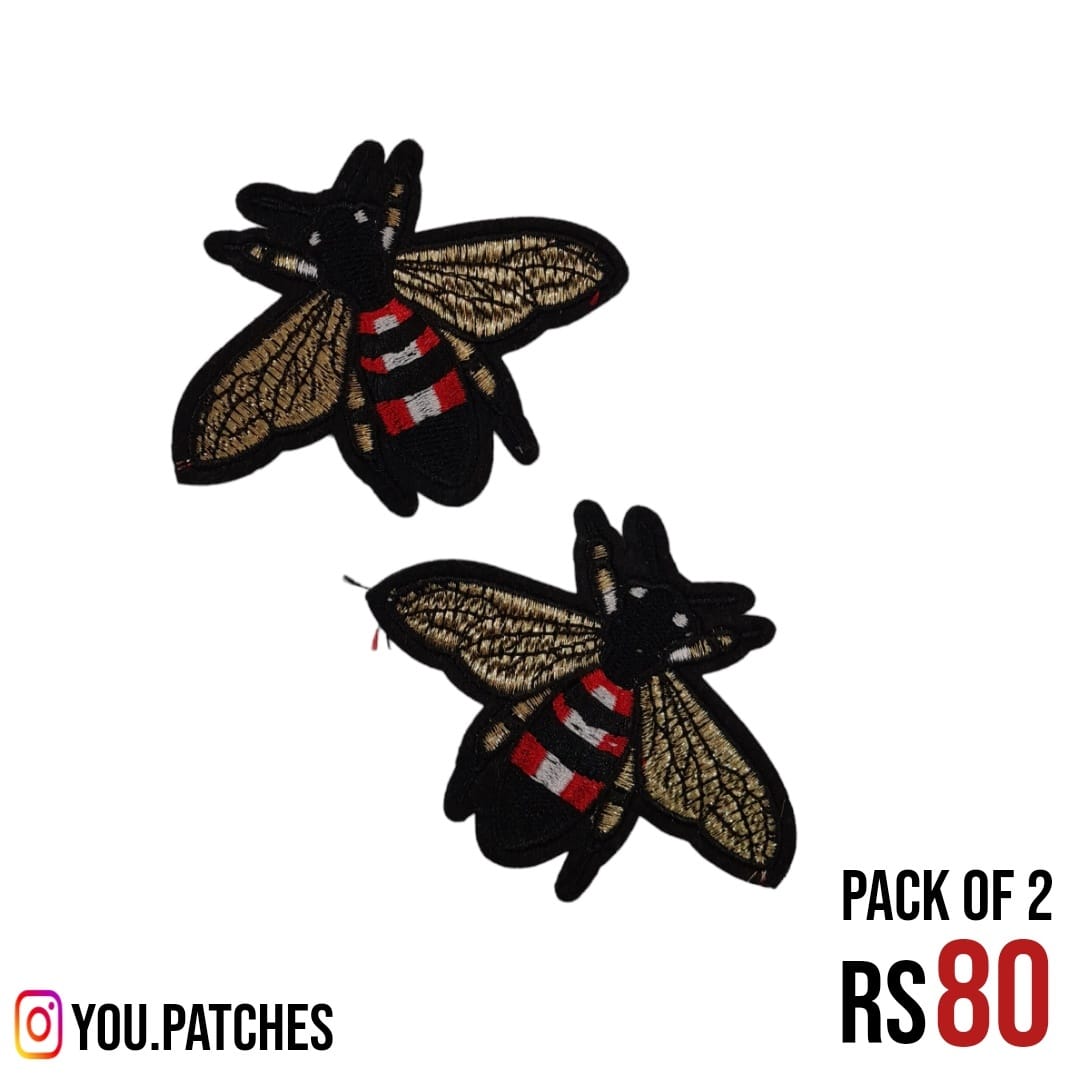 Stick on Bee Patch (Pack of 2)