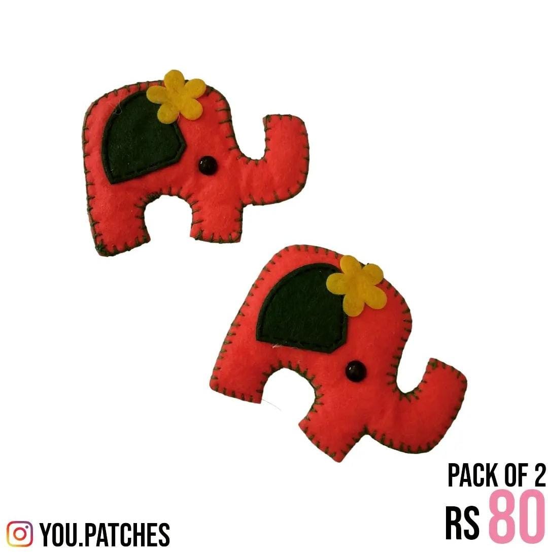 Padded Ellephant Patch (Pack of 2)