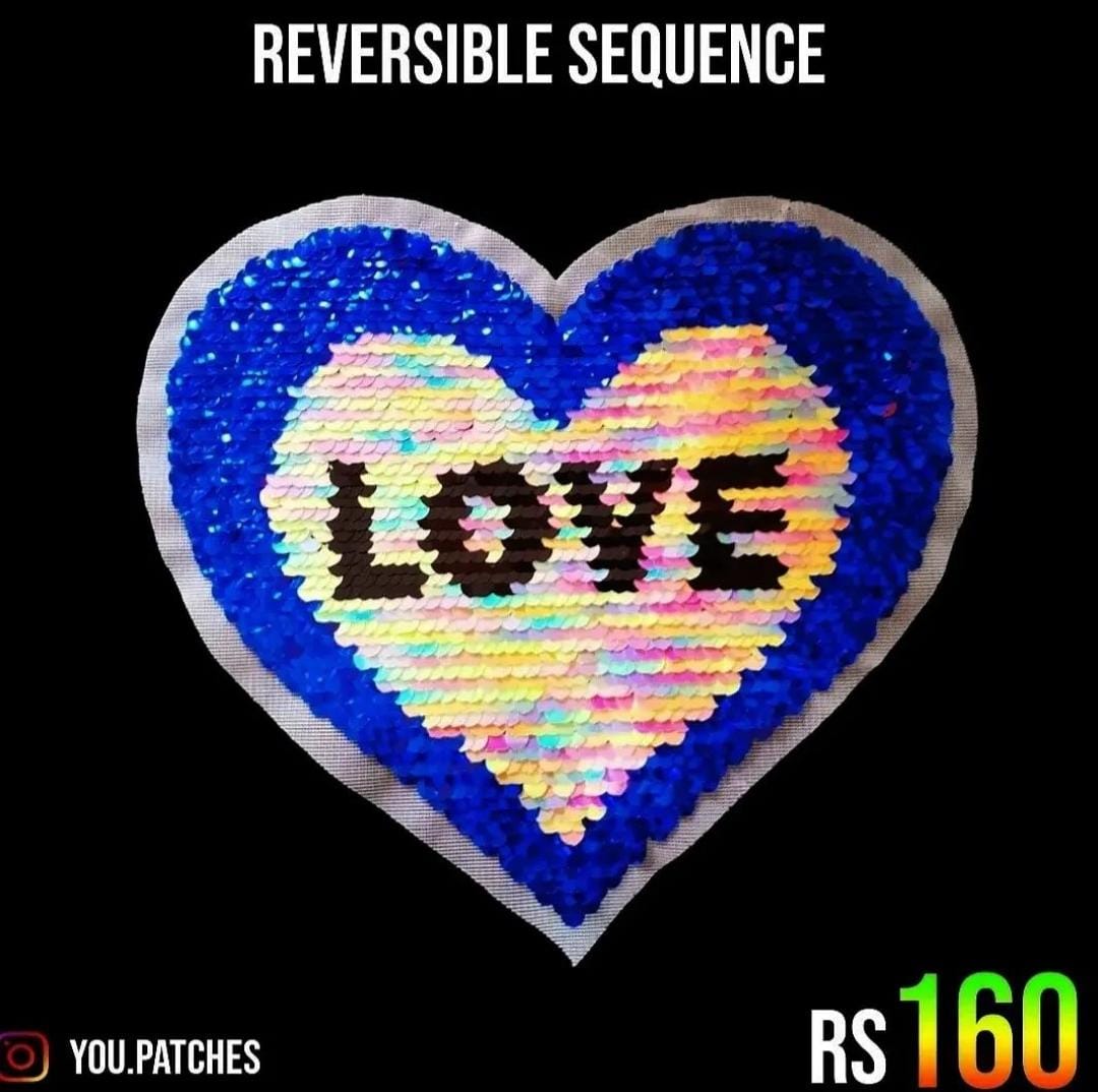 Reversible Sequence "Love" Patch