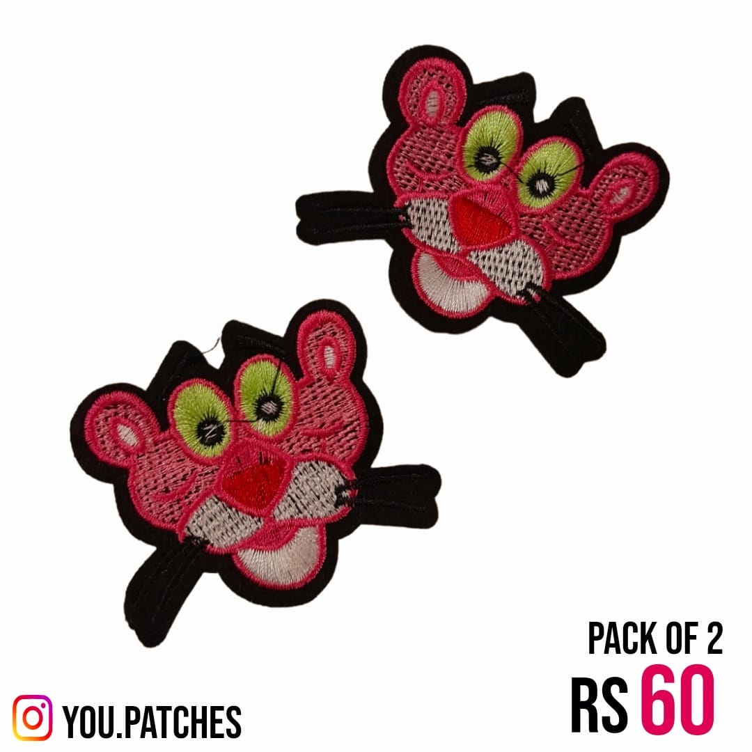 Stick on Pink Patcher Patch (Pack of 2)