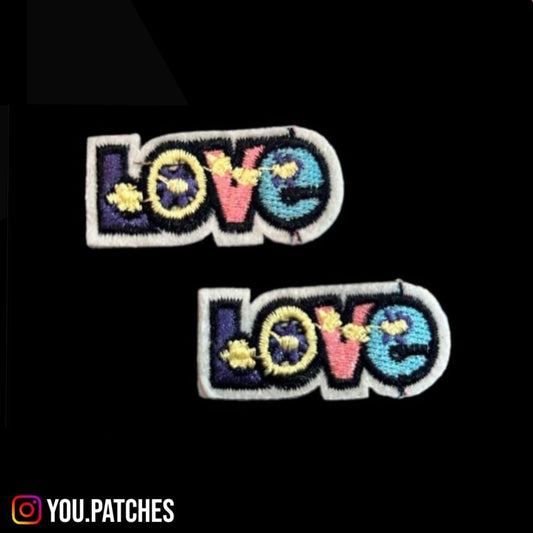Embroided Love Patch (Pack of 2)
