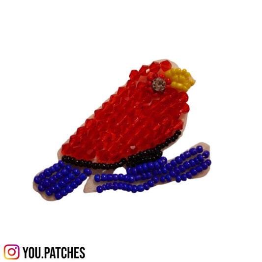 Embellished Parrot Patch