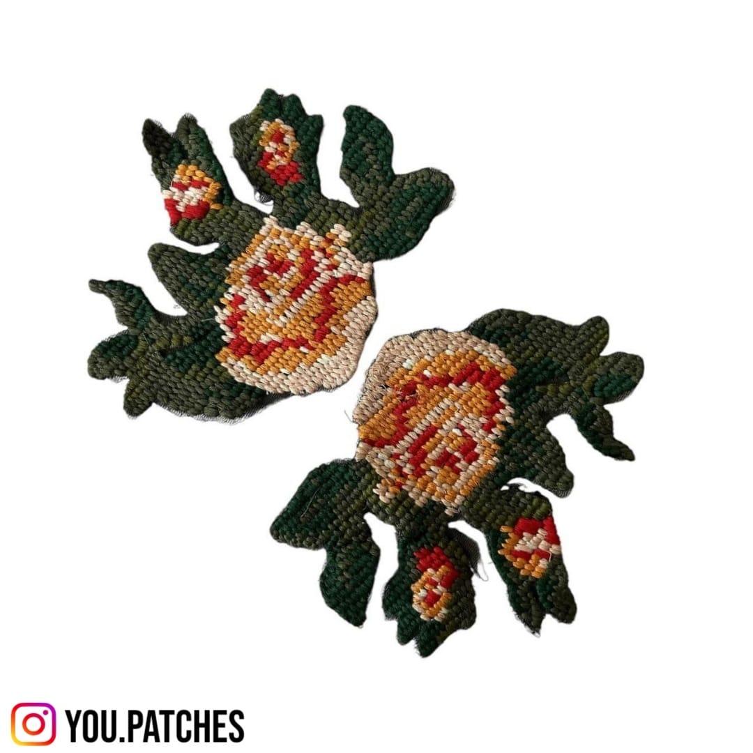 Cross-Stich Flower Bail (Pack of 2)