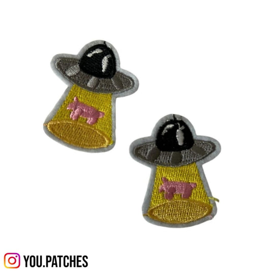 Stick on Spaceship Patch (Pack of 2)