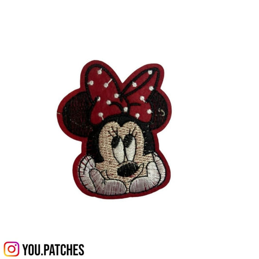 Stick on Embroided Minnie Patch