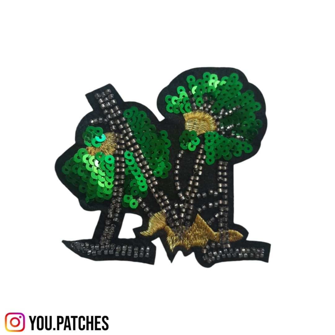 Embellished M Alphabet patch