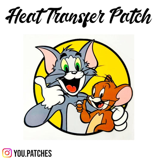 Heat Transfer Tom & Jerry Patch