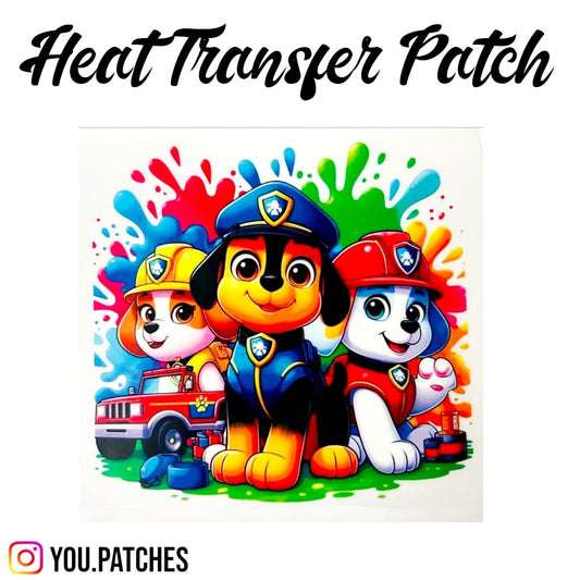 Heat Transfer Paw Patrol Patch