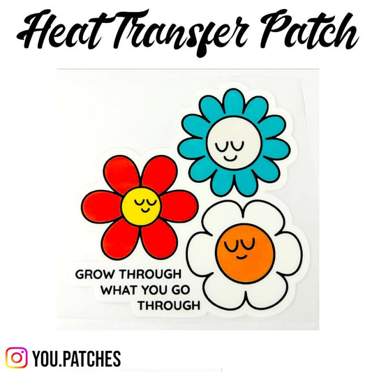 Heat Transfer Flower Patch