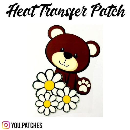 Heat Transfer Bear Patch