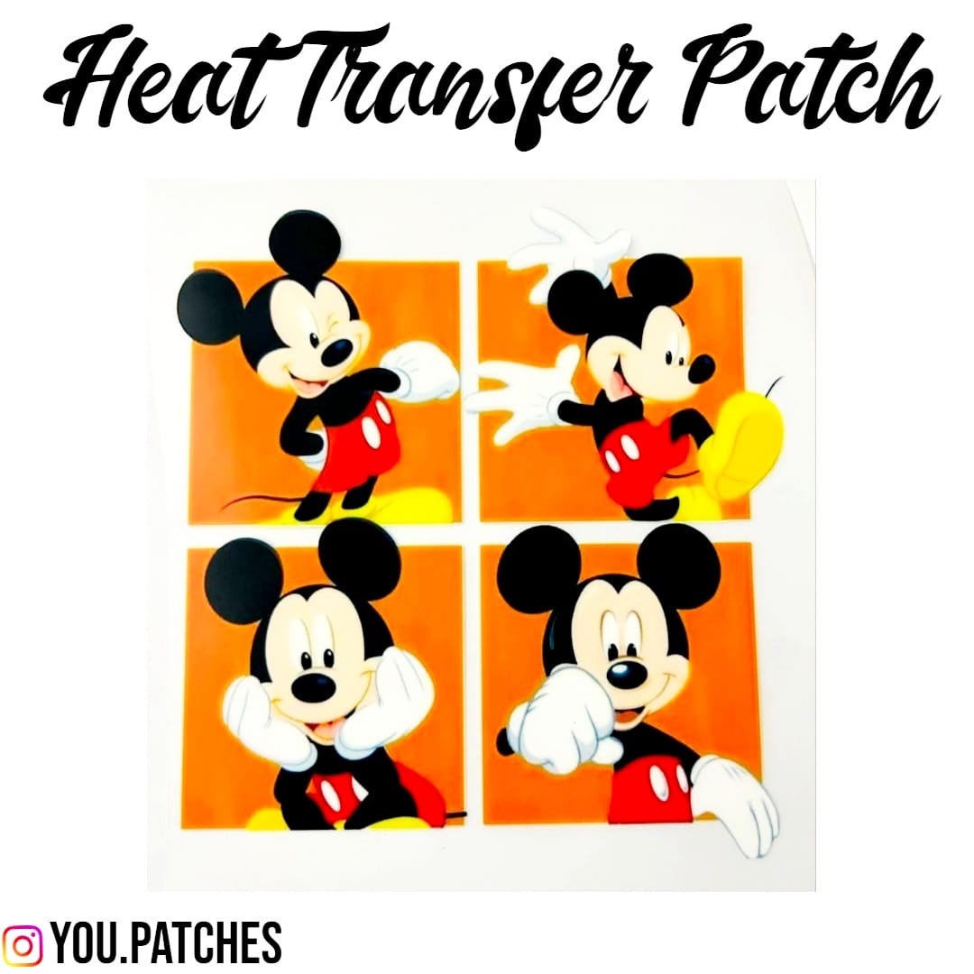 Heat Transfer Mickey Mouse Patch