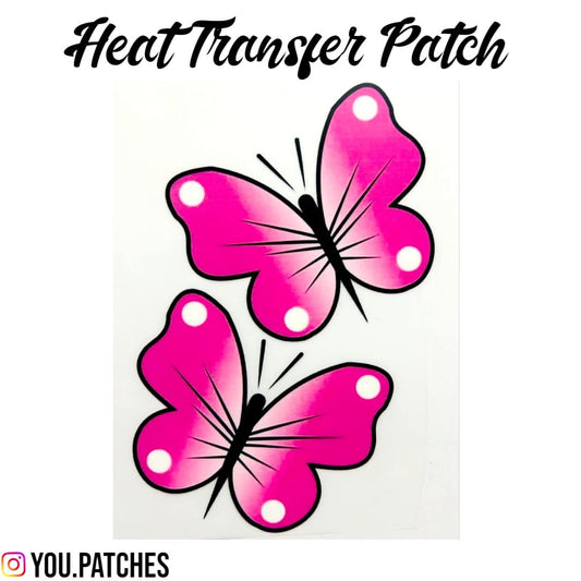 Heat Transfer Butterflies Patch (Pack of 2)