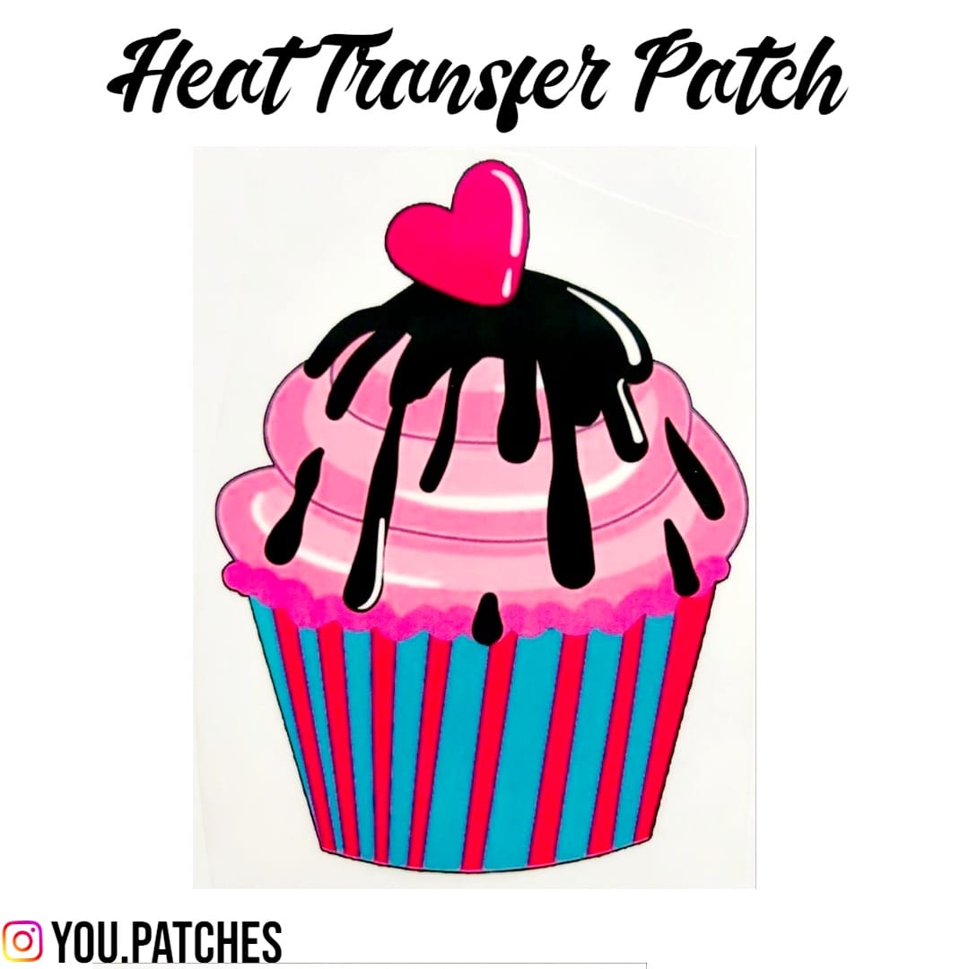 Heat Transfer Cupcake Patch