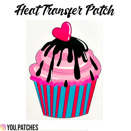 Heat Transfer Cupcake Patch