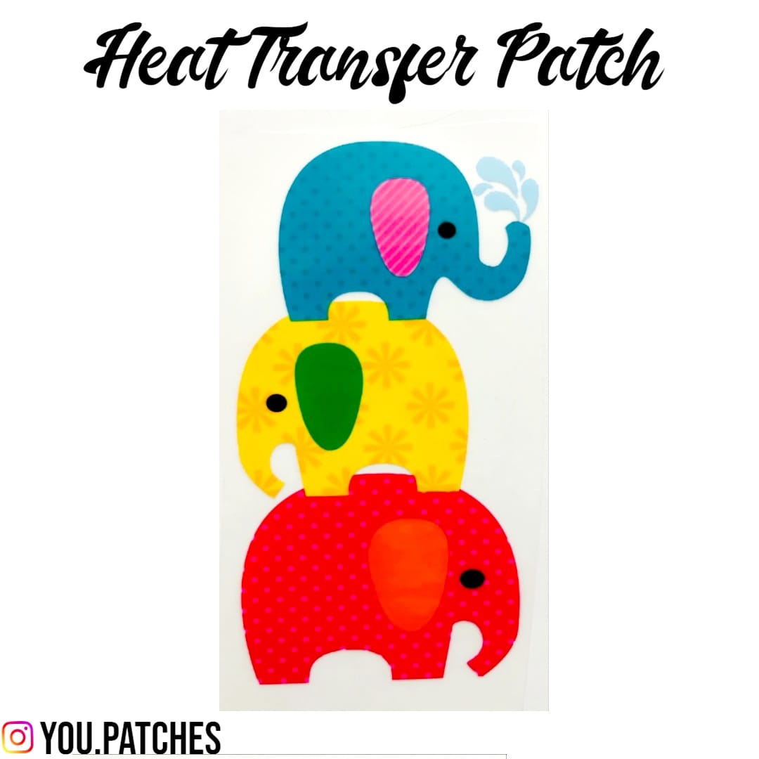 Heat Transfer Elephant Patch