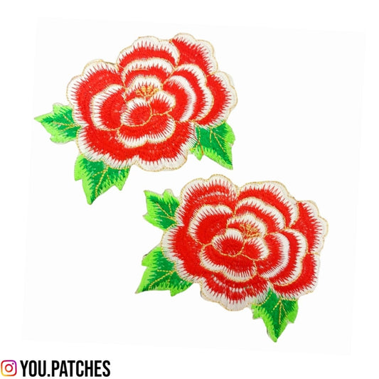 Embroided Stick On Flowers (Pack of 2)