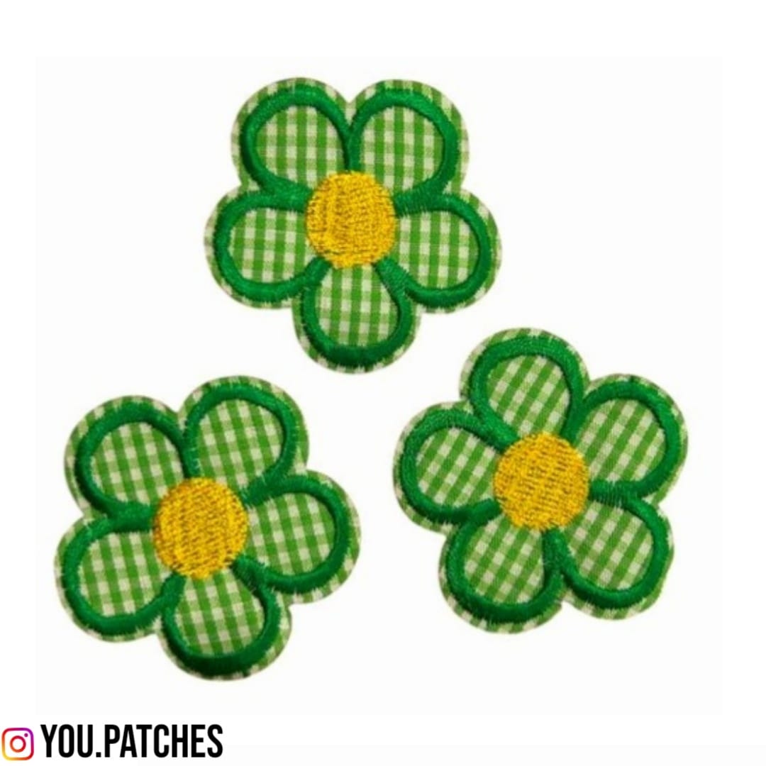 Stick on Flower Patches (Pack of 2)