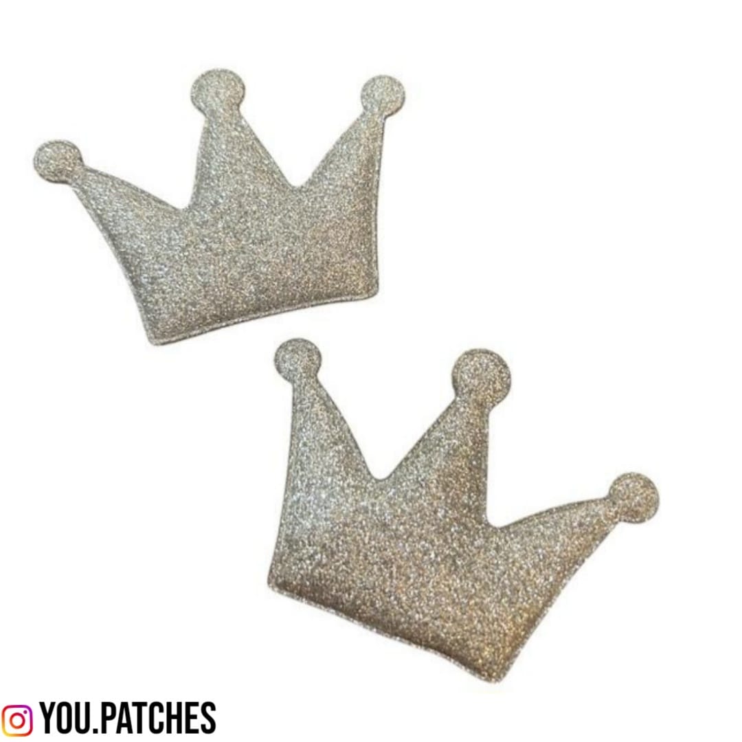 Silver Foamic Crowns (Pack of 2)