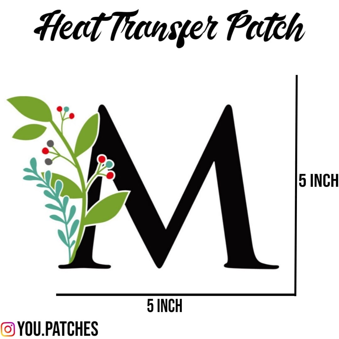 Heat Transfer Alphabets Patch