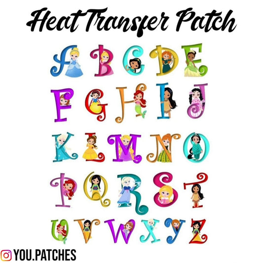 Heat Transfer 26 Alphabets Patch