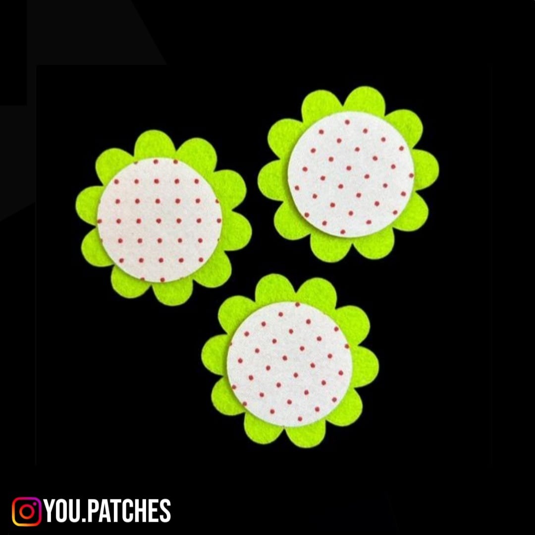 Fabric Flower Patch (Pack of 4)