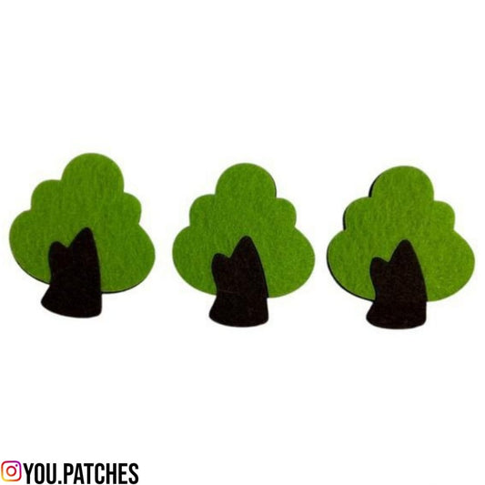 Felt Tree Patch (Pack of 3)