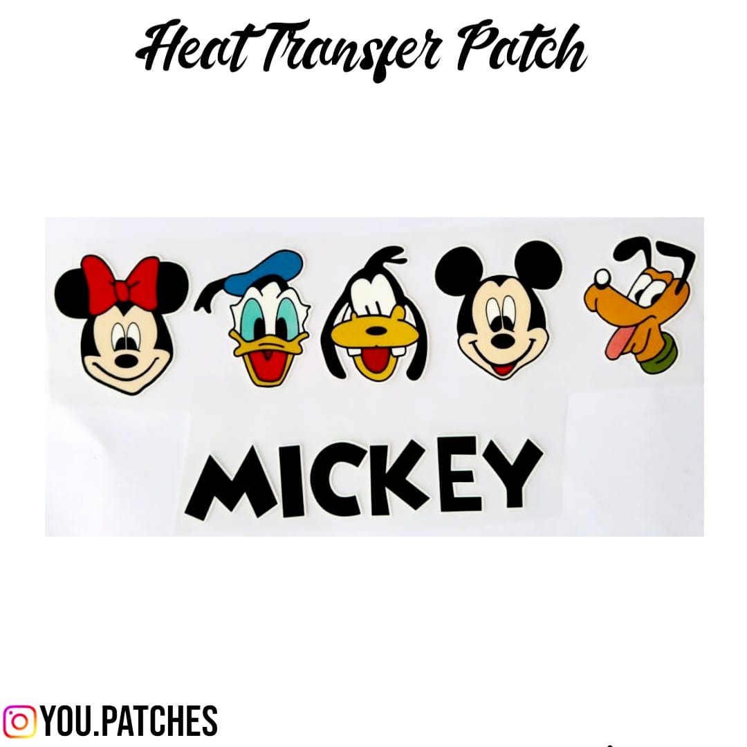 Heat Transfer Mickey Patch