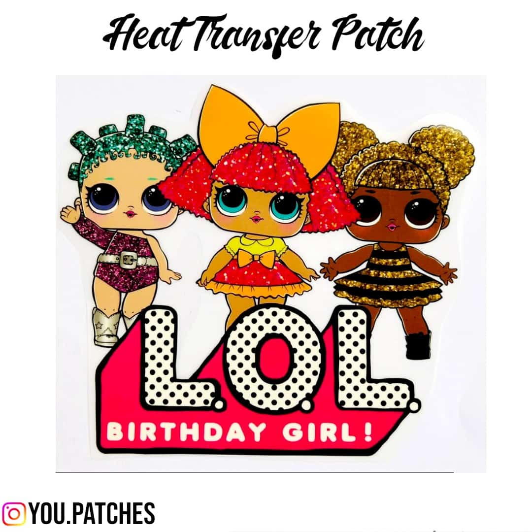 Heat Transfer Lol Doll Patch