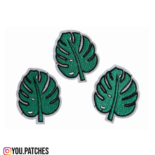 Embroided Leaves Patch (Pack of 3)