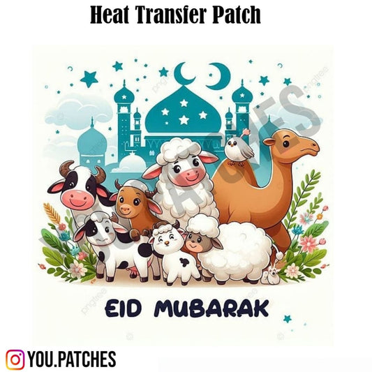 Heat Transfer Eid Mubarak Patch