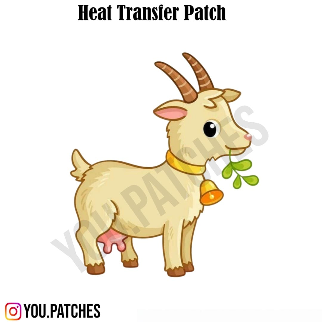 Heat Transfer Goat Patch